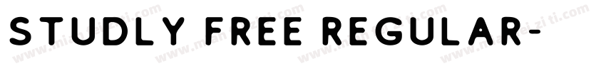 Studly Free Regular字体转换